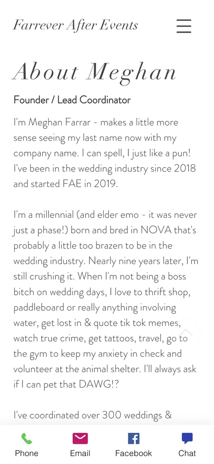 About, now, on a phone